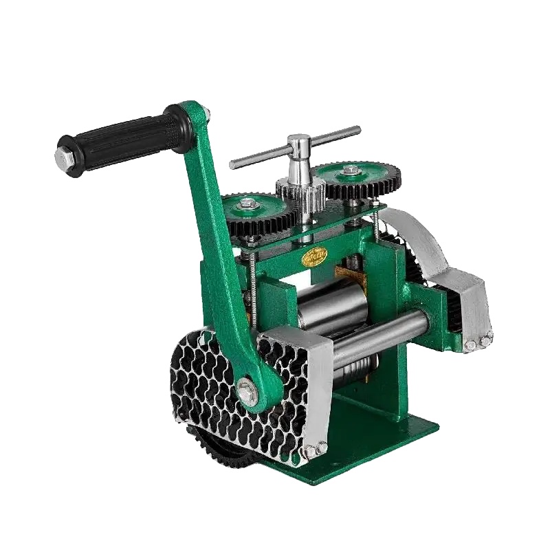 Schmuckwalzmaschine, Walzen Gesamtlänge 120 Mm, Walzendurchmesser 55 Mm, Maximale Öffnung 0-5 Mm, Quadratdrahtkompatibilität 2 Bis 6 Mm, Bruttogewicht