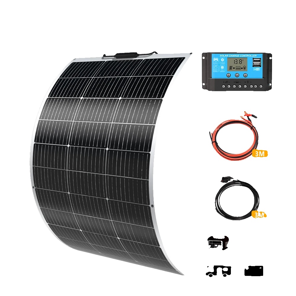 Solarpanel, Wasserdichtes Design, Hohe Effizienz, 150w 12v Kit W
