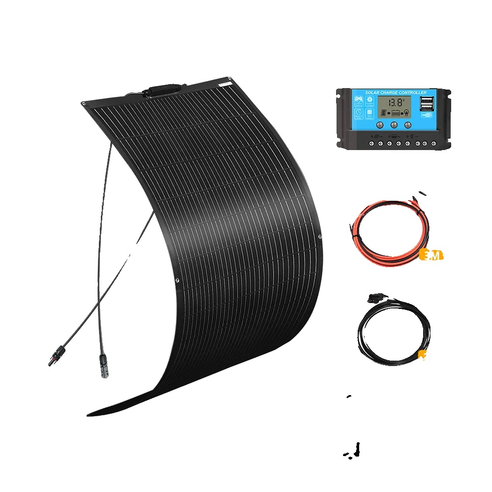 Solarpanel, Wasserdichtes Design, Hohe Effizienz, 150w 12v Kit