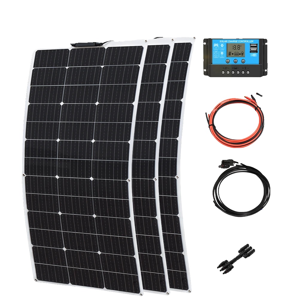 Solarpanel, Wasserdichtes Design, Hohe Effizienz, 450w 12v36v Kit W
