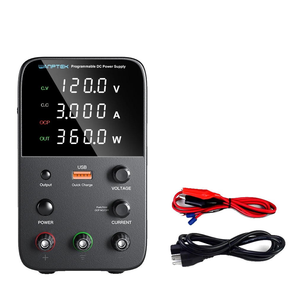 Dc-netzteil, Einstellbare Ausgangsspannung, Digitale Anzeige, 120v 3a Wps