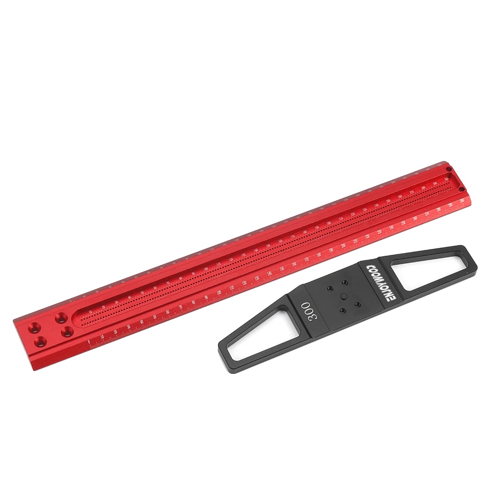 Holzarbeiten Scribe Lineal, Verstellbare Länge, Ergonomisches Design, 300mm
