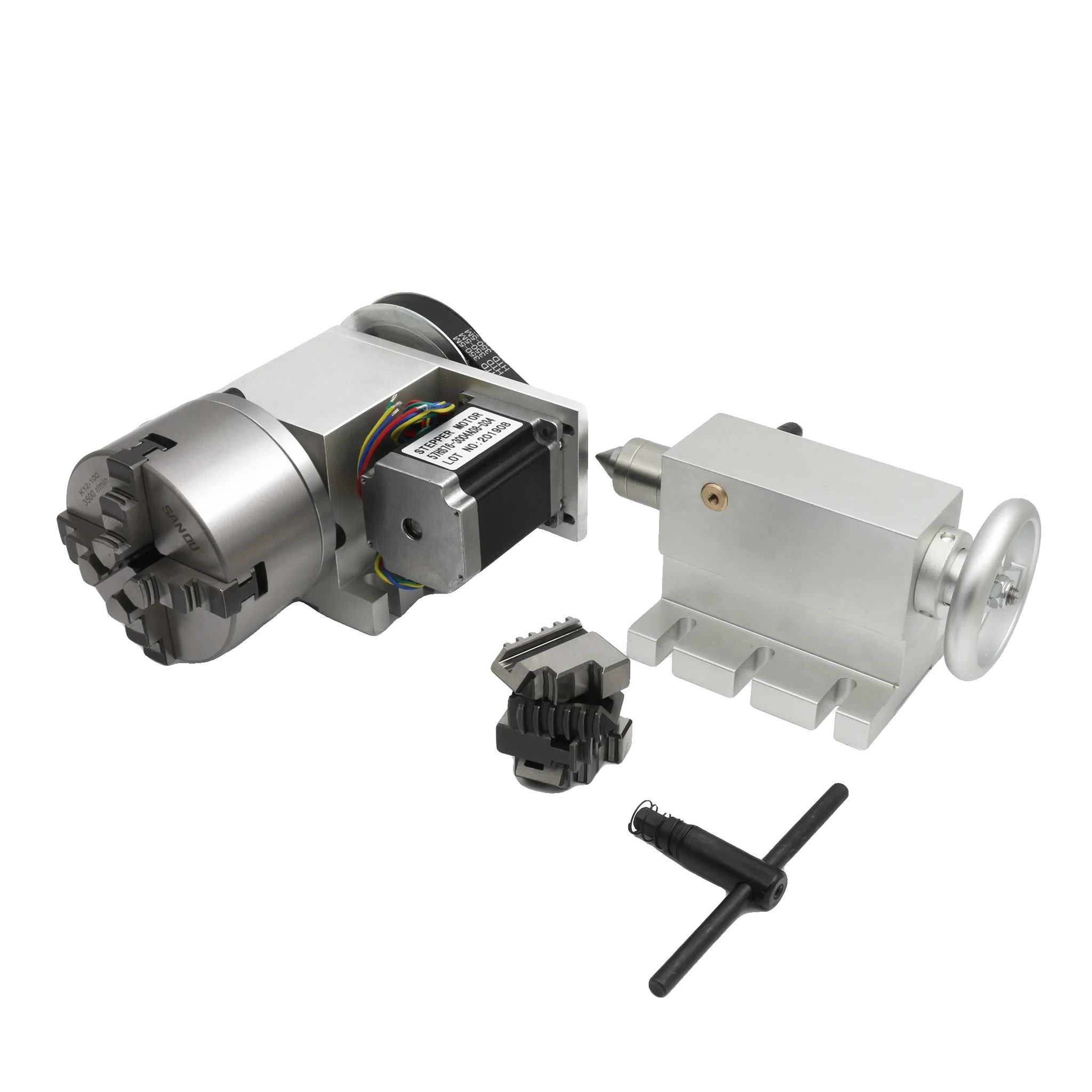 Vierter Achsen-drehständer, Hochfeste Konstruktion, Kompatibel Mit Mach3, K12-100mm