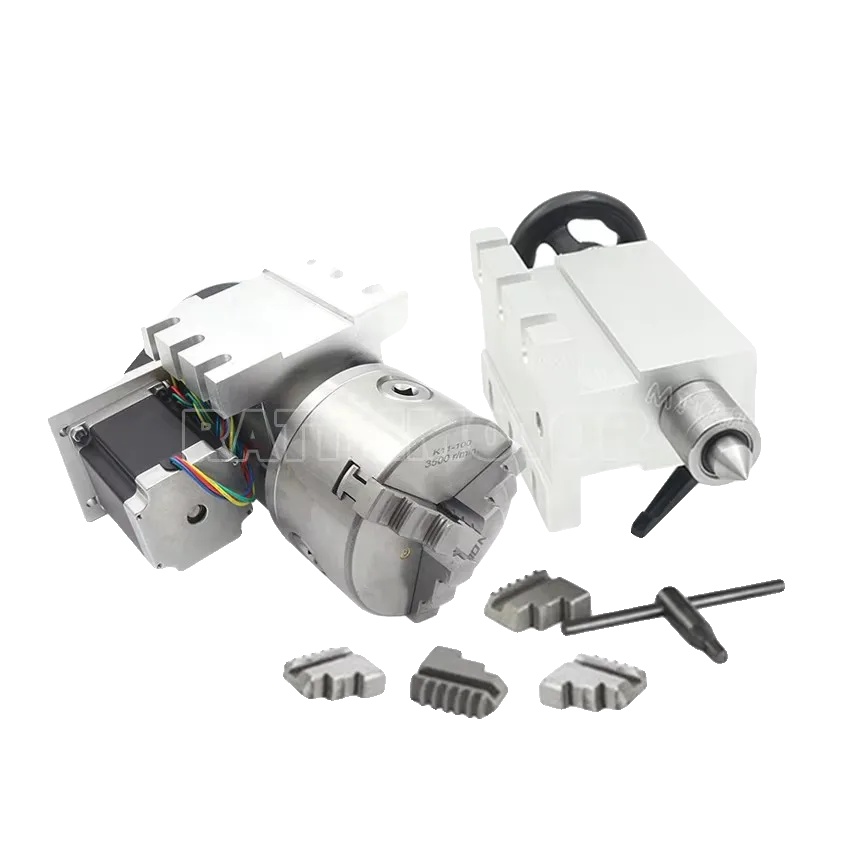 Vierter Achsen-drehständer, Hochfeste Konstruktion, Kompatibel Mit Mach3, K11-100mm