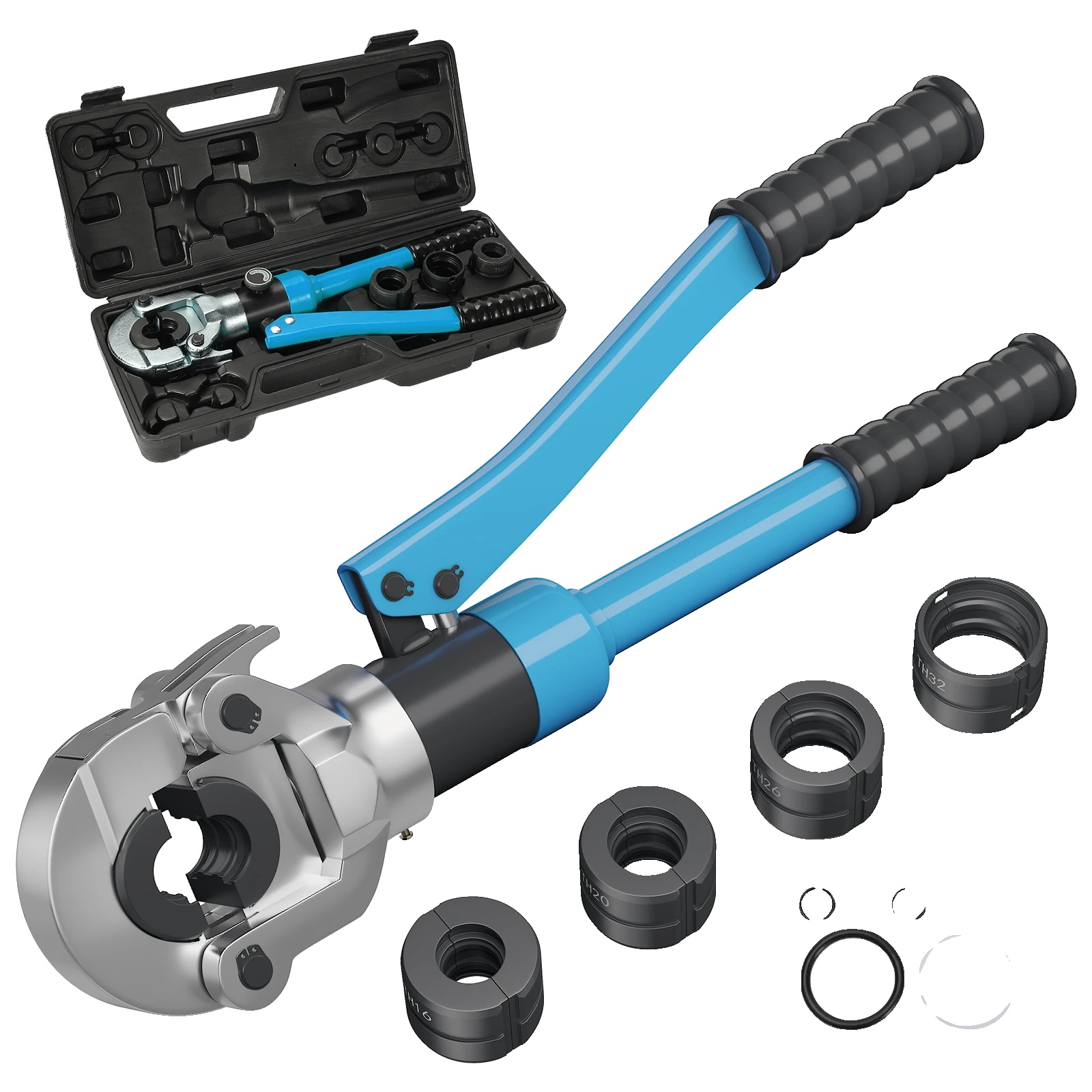 Hydraulische Rohrverpresszange, 360° Drehbarer Kopf, Langlebige Stahlkonstruktion, Th16-32