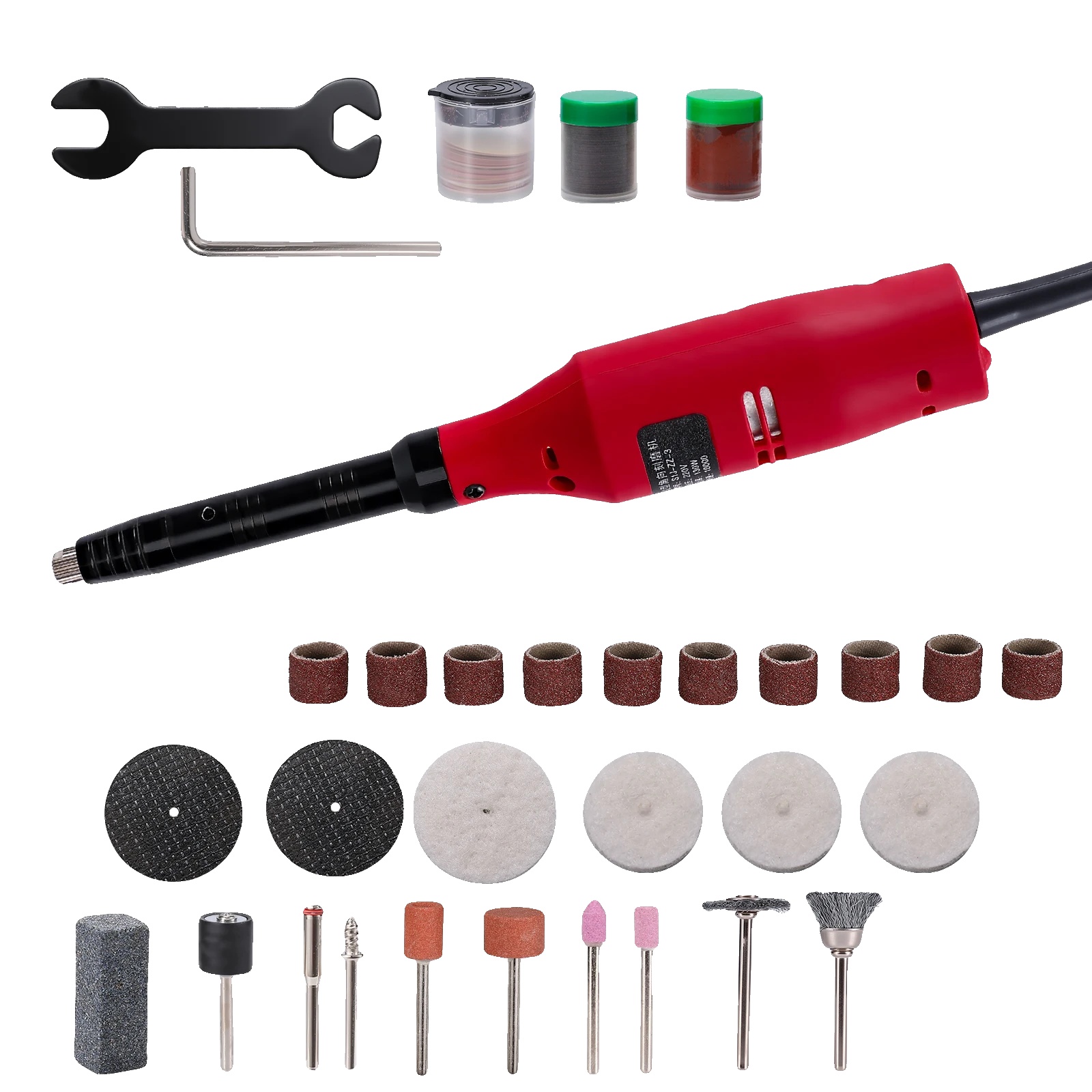 Elektrischer Geradschleifer, Vielseitiges Diy-werkzeug, Kompaktes Design, Eu-stecker