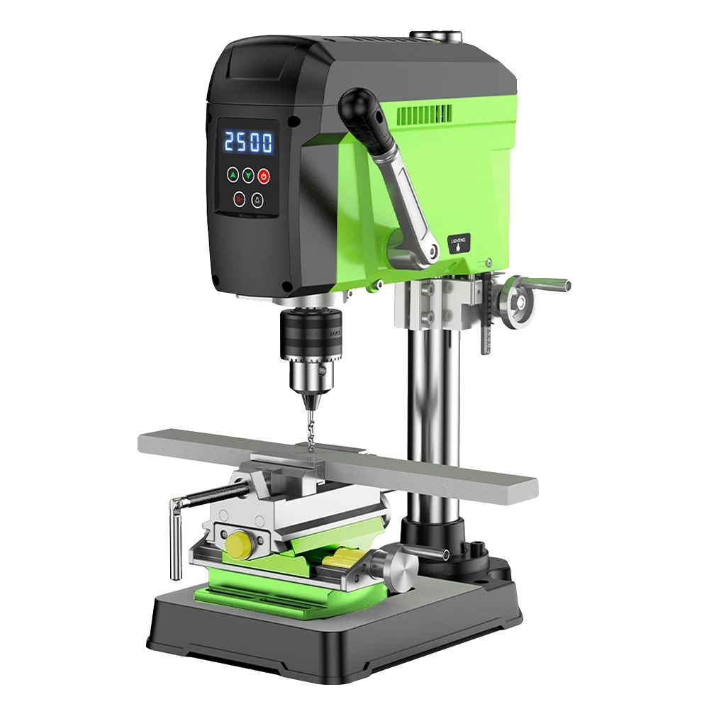 Tischbohrmaschine, 400w Leistungsaufnahme, Bürstenloser Motor, Ce-zertifiziert, Geeignet Für Die Metallbearbeitung, Kreuzschlittenvise