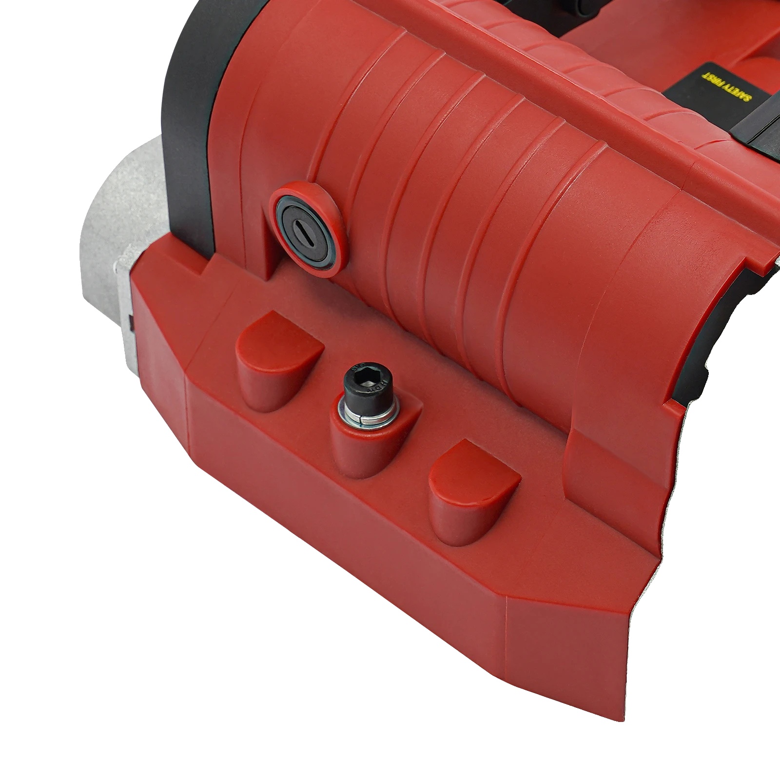Wandfräse, Elektromotor, Kompaktes Design, Rot
