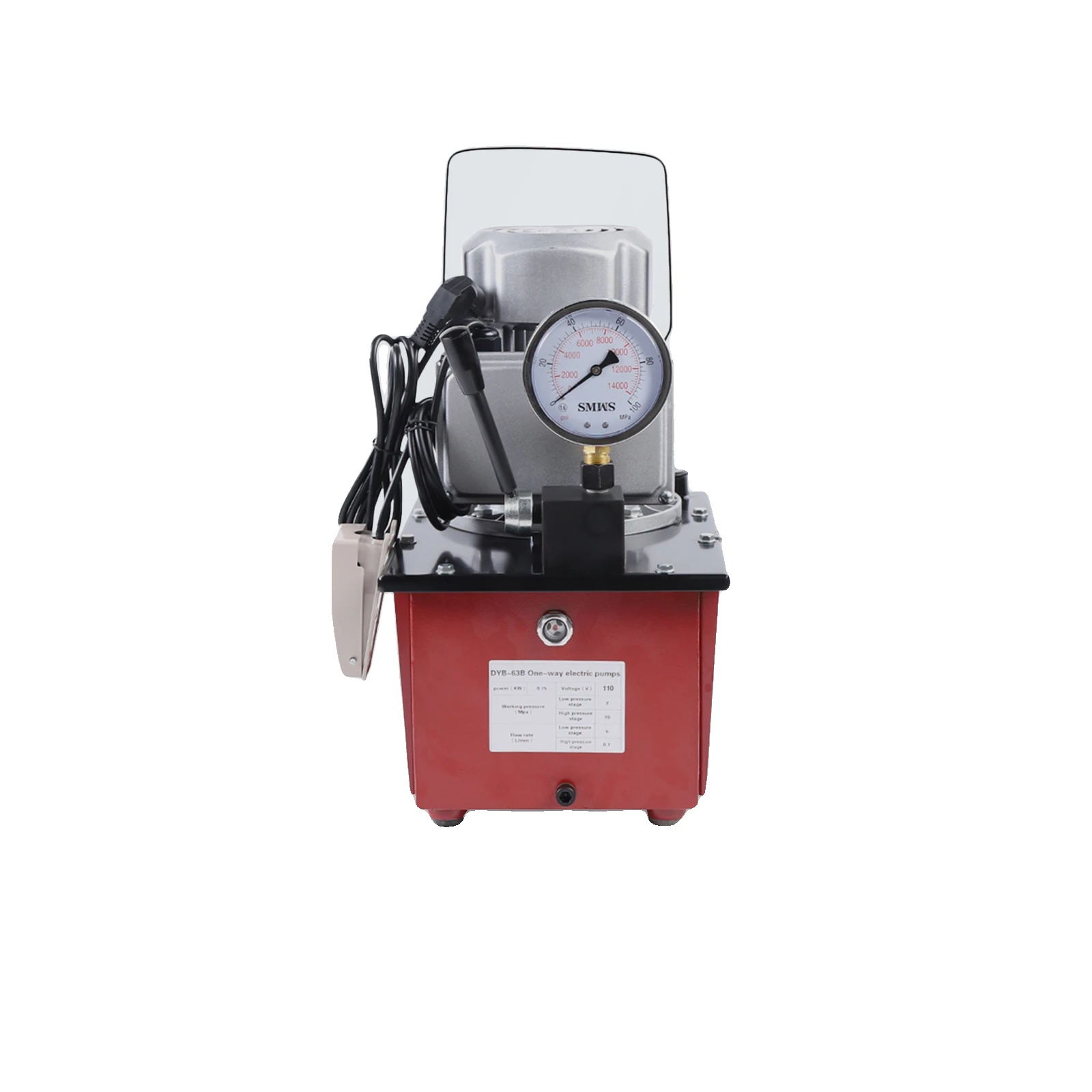 Hydraulikpumpe, Elektrisch Betrieben, Hochdruckbetrieb, 220v, Rote Farbe