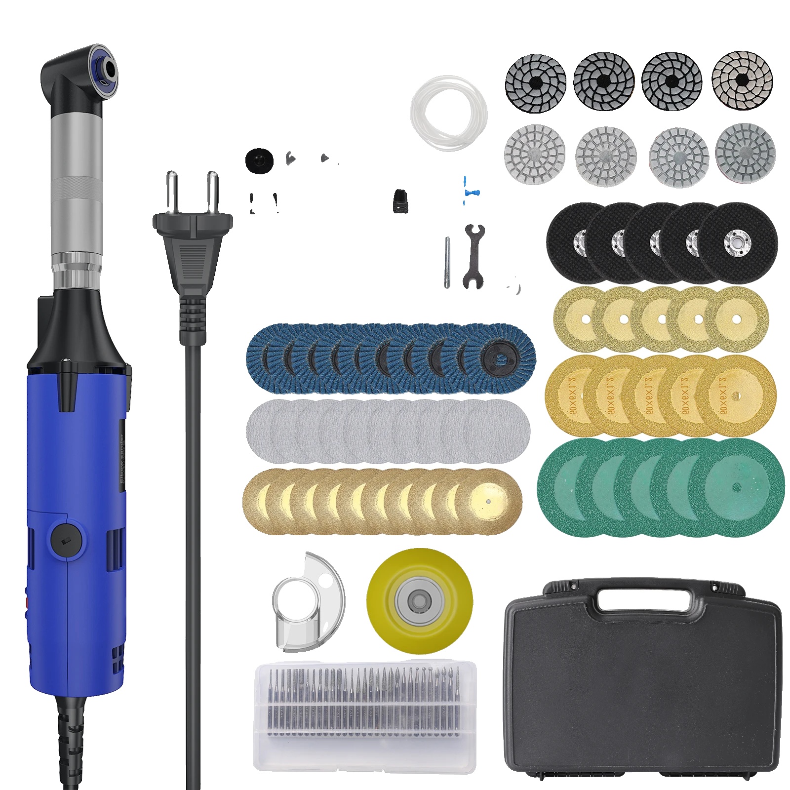 Keramisches Schleifwerkzeug, 500w Leistung, 6 Einstellbare Geschwindigkeiten, 500w-blau