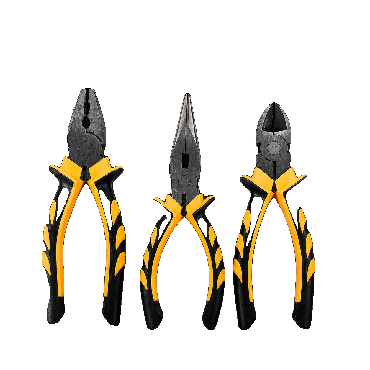 Zangen Set, Hochkohlenstoffstahl, Rutschfeste Griffe, Induktiv Gehärtete Schneidkanten, Professionelle Und Diy-nutzung, Leichtes Design