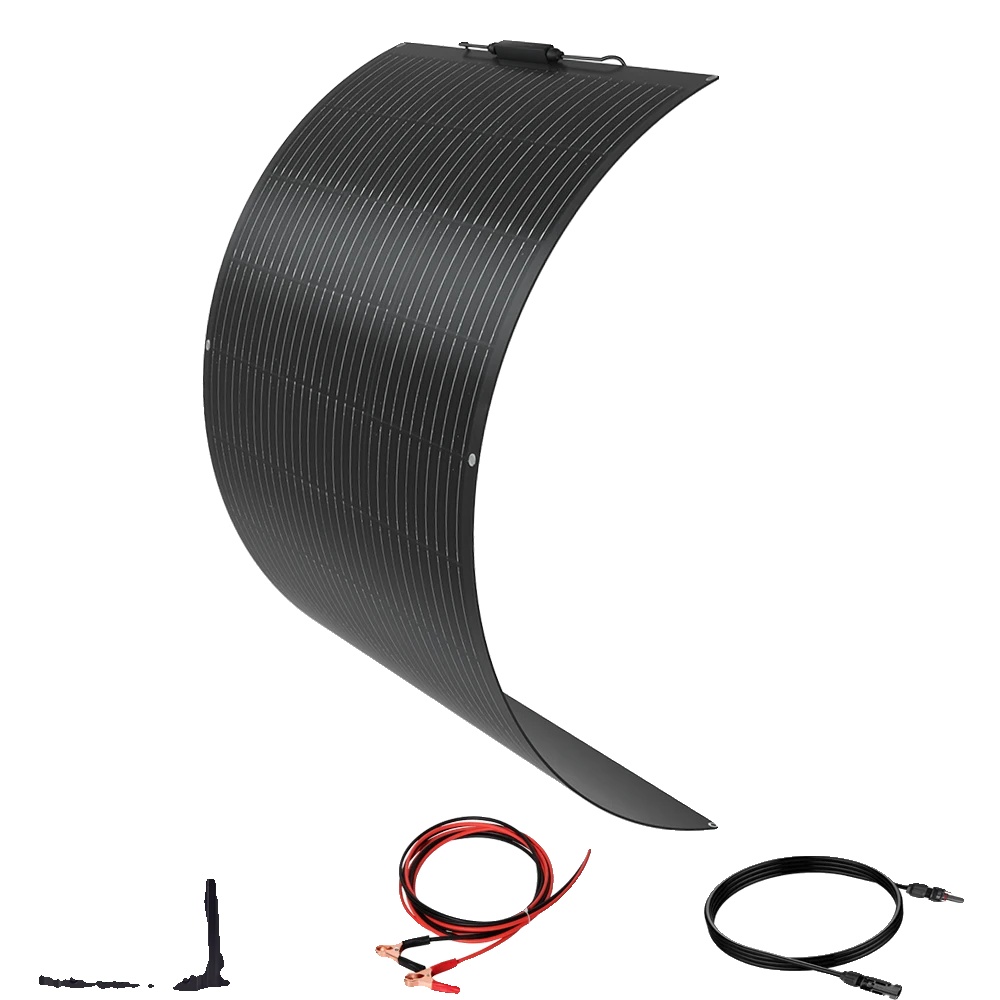 Solarpanel, Monokristallin, Semi-flexibel, 100w Solarkit B