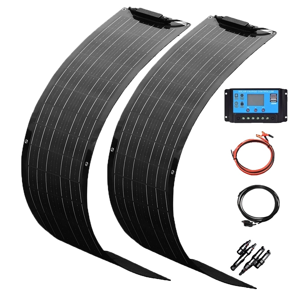 Flexibles Solarpanel, Hohe Effizienz 24%, Leichtes Design, 100w Solar Kit