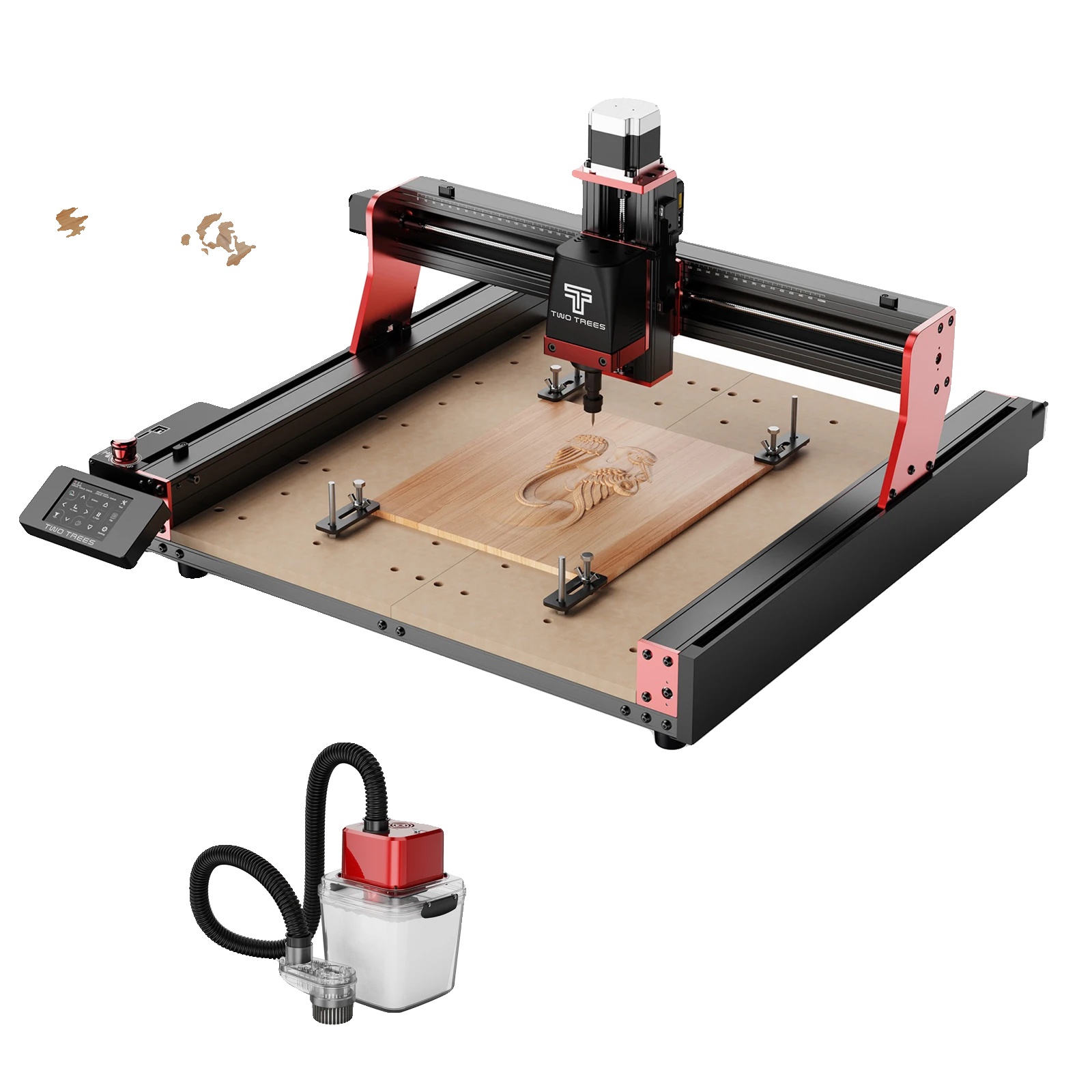 Cnc-fräse, Mehrachsenfunktionalität, Vielseitige Materialkompatibilität, Paket 3, Ttc450 Pro-a, 3-achsen-a