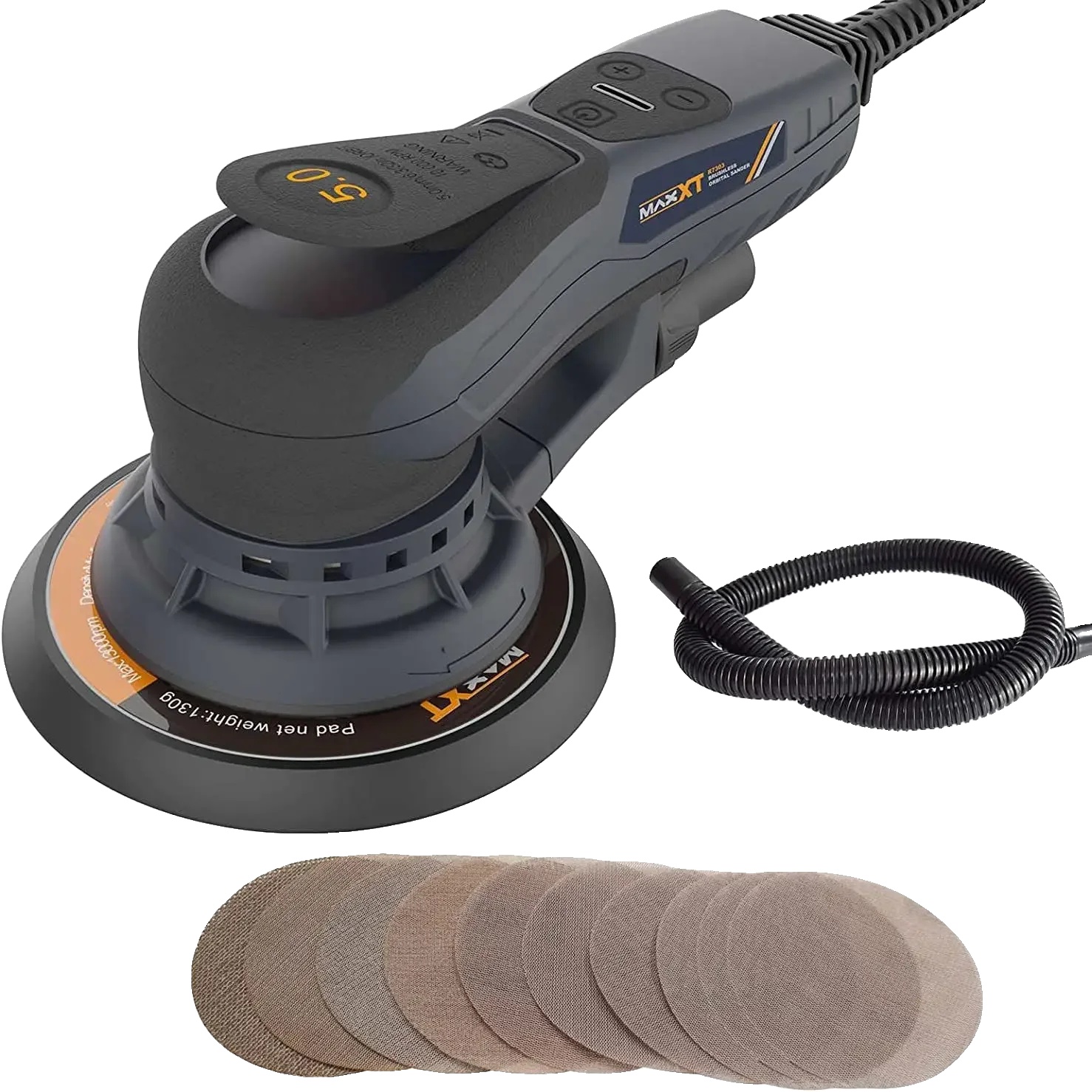 Schwingschleifer, Variable Geschwindigkeitsregelung, Komplettes Zubehörset, 220v 5.0
