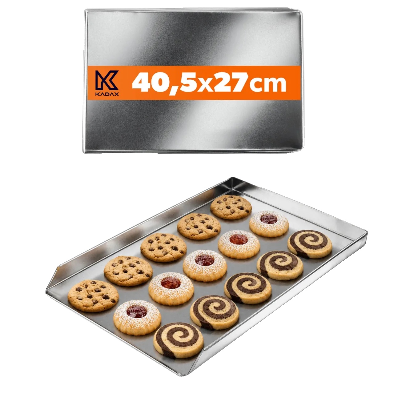 Kuchenform, Metall, 40 X 27 Cm, Ce / Eu-zertifiziert, Verhindert Anhaften, Vielseitig Einsetzbar