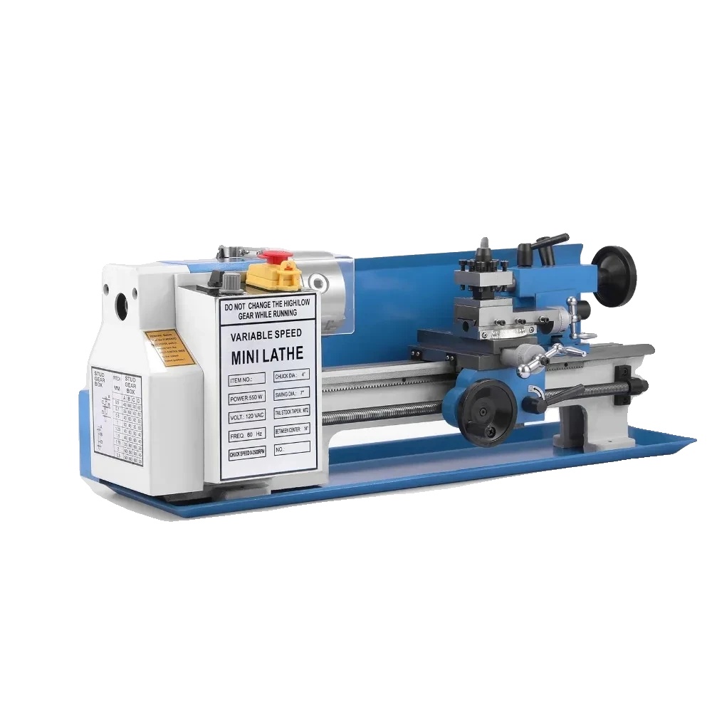 Mini-drehmaschine, Hochgeschwindigkeitsbetrieb, Vielseitige Metallbearbeitung, 220v