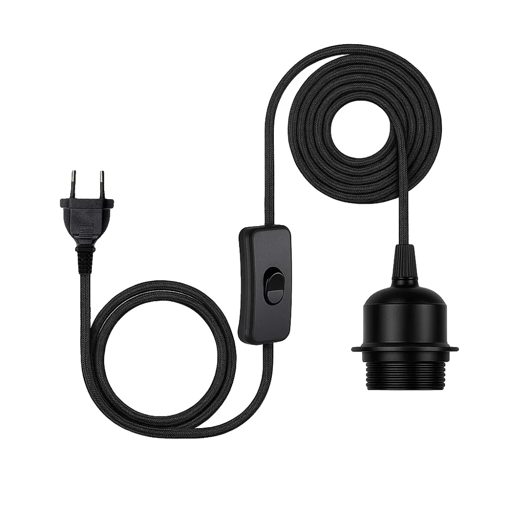 Lampensockel, Eisenmaterial, E27-fassungs-kompatibilität, Eu-stecker Ein-aus