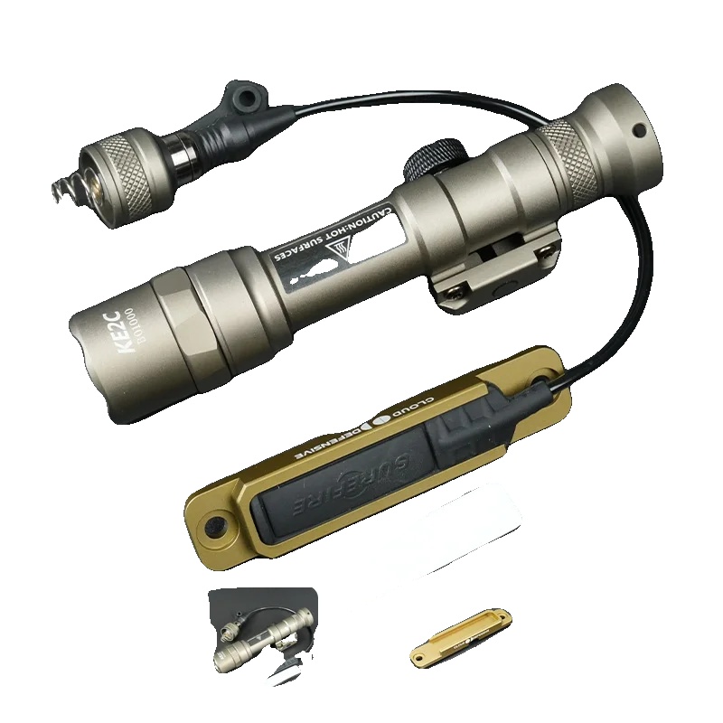 Taschenlampen-set, 500 Lumen, Kompatibel Mit M-lok Und 20mm Montagen, De-m600b Mlok Halterung