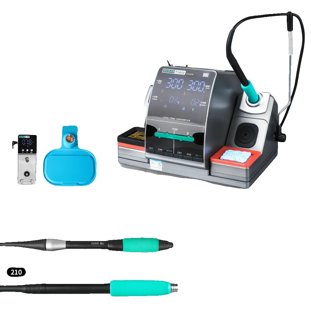 Lötstation, Dualkanäle, Präzisionsleistung, Sugon-t3602-set, 220v