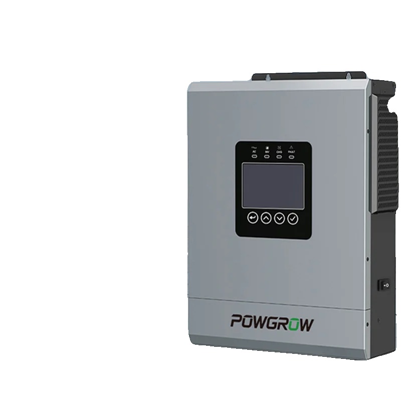 Solar-hybridwechselrichter, Dualausgang, Integriertes Wlan, 120a Ladecontroller, Sms-6.5kw-w, 220v, 48v