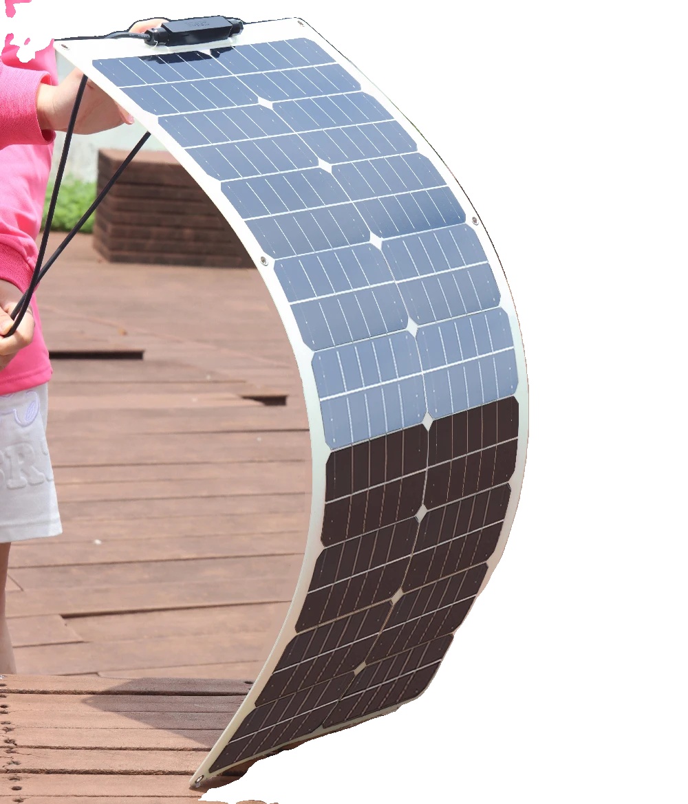 80w Flexibles Solarpanel, Hohe Effizienz 22%, Leicht 1,14 Kg, 80w Flexibles Dhl