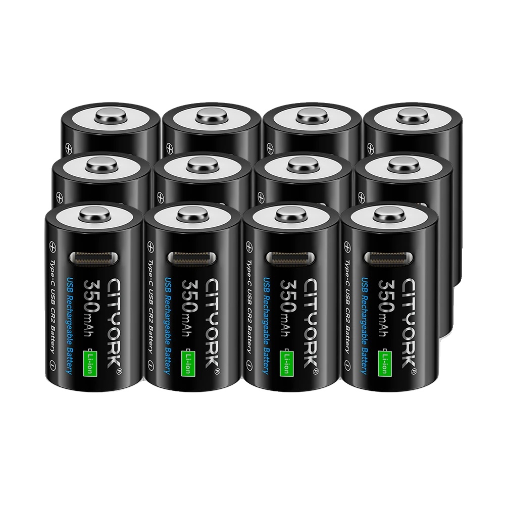 Cr2-batterie, 3,7 Volt, Wiederaufladbar, 12pcs Batterie