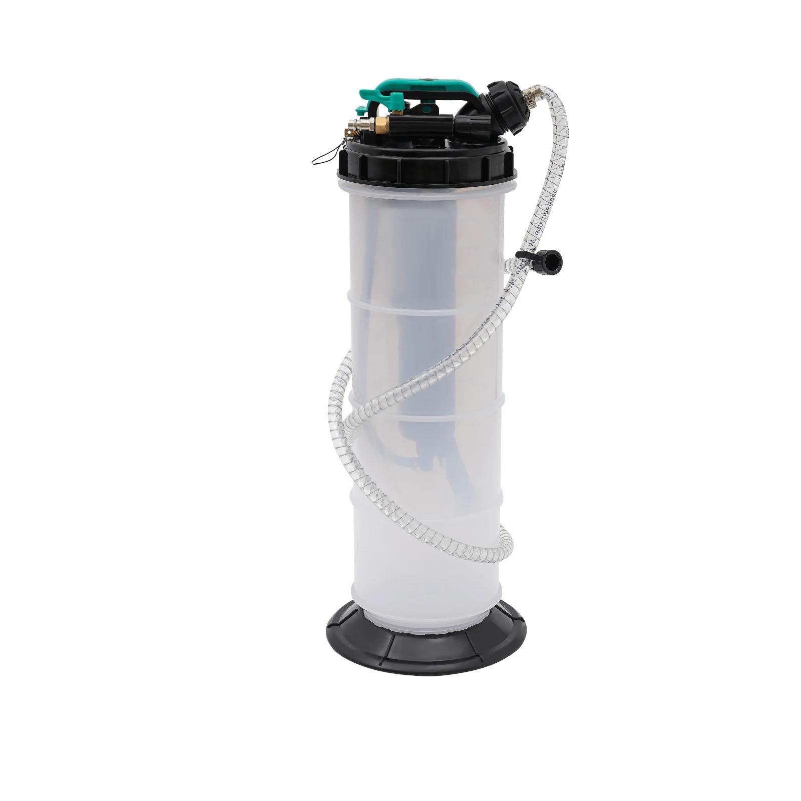 Pneumatischer/manueller Ölextraktor, 7,5l Kapazität, Robuste Konstruktion, Schwarz