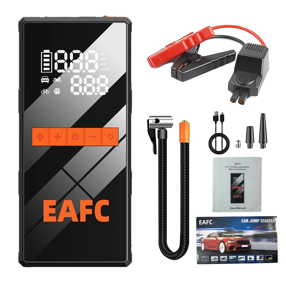 Auto-starthilfe, Luftkompressor, Tragbares Werkzeug, Smart Clip