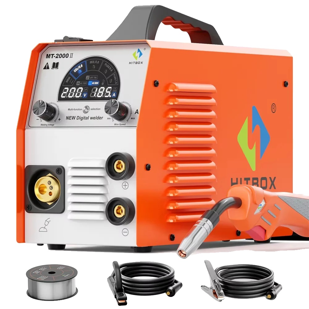 Schweißmaschine, 4-in-1-funktionalität, Synergistische Steuerung, Mt2000ii
