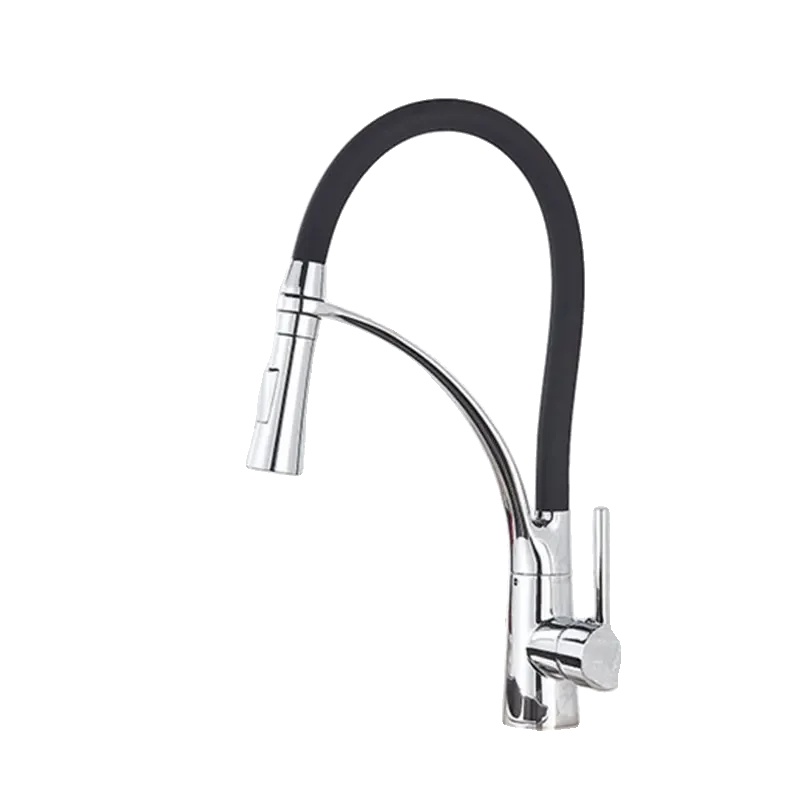Küchenarmatur, Ausziehbare Sprühdüse, Modernes Design, Chrom