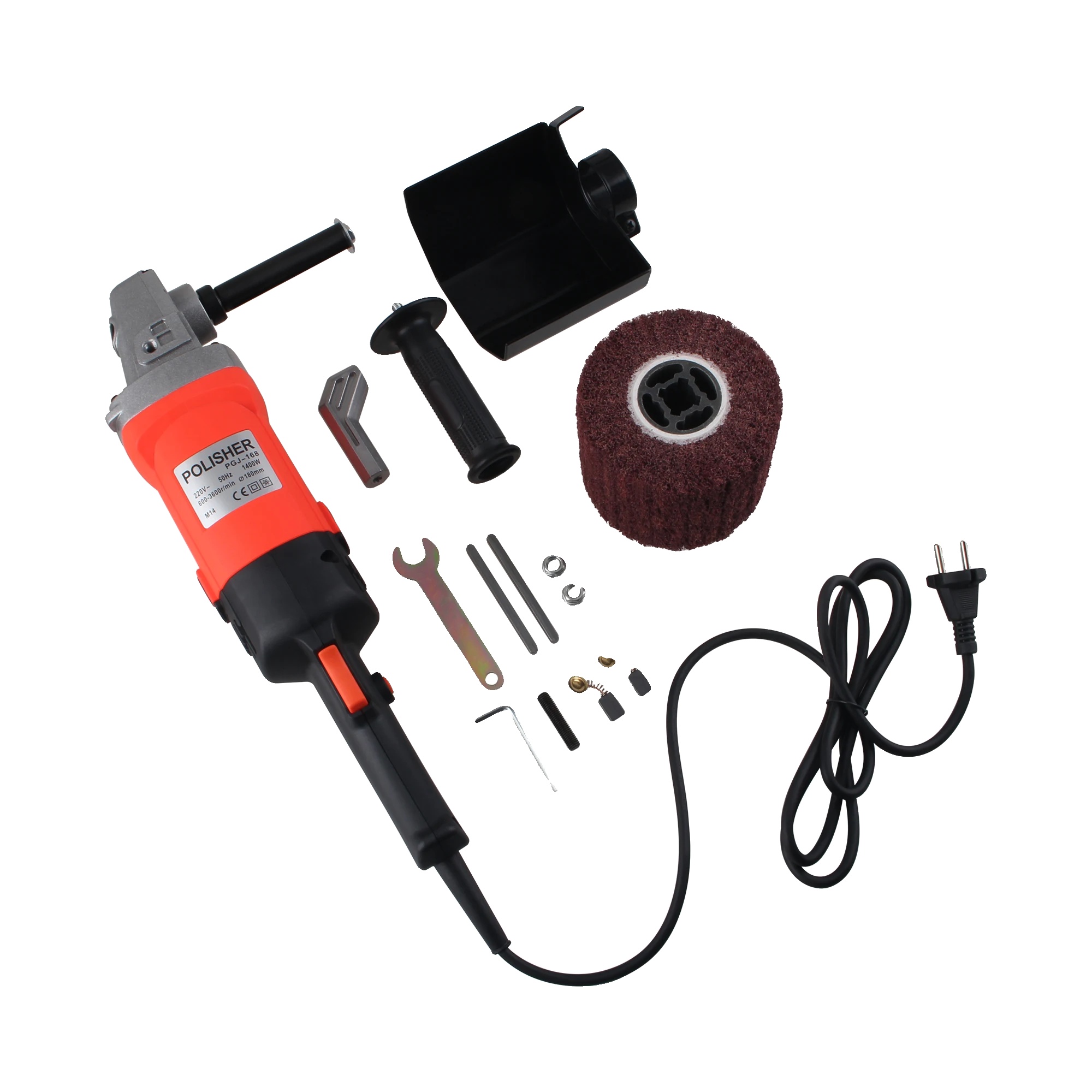 Poliermaschine, 1400w Leistung, Einstellbare Geschwindigkeitsregelung, Ein Set