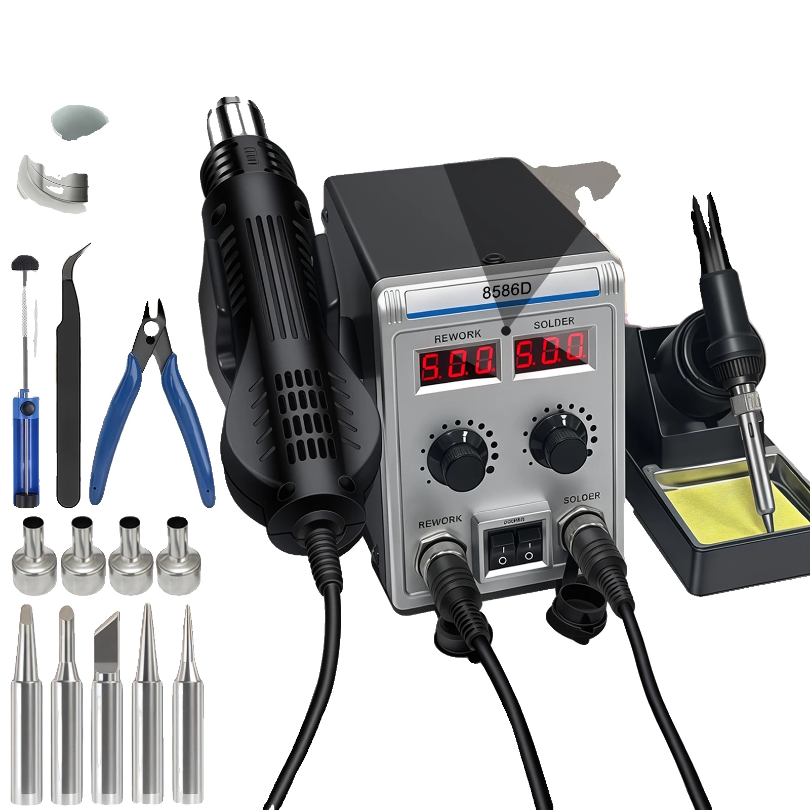 Lötstation, Digitale Steuerung, Hohe Leistungsausgabe, Eu-stecker