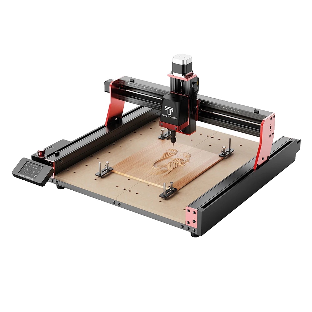 Cnc-fräsmaschine, Verbesserter Motor, Vielseitige Schneidemodi, Zwei Bäume Ttc450 Pro