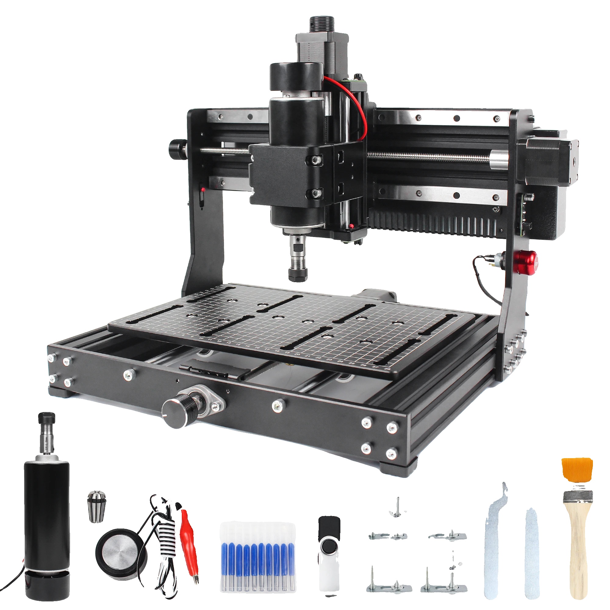 Cnc-graviermaschine, Grbl-steuerung, 500w Spindel, 2 In 1 Fräsmaschine, Kein Controller, Kein Laser-a