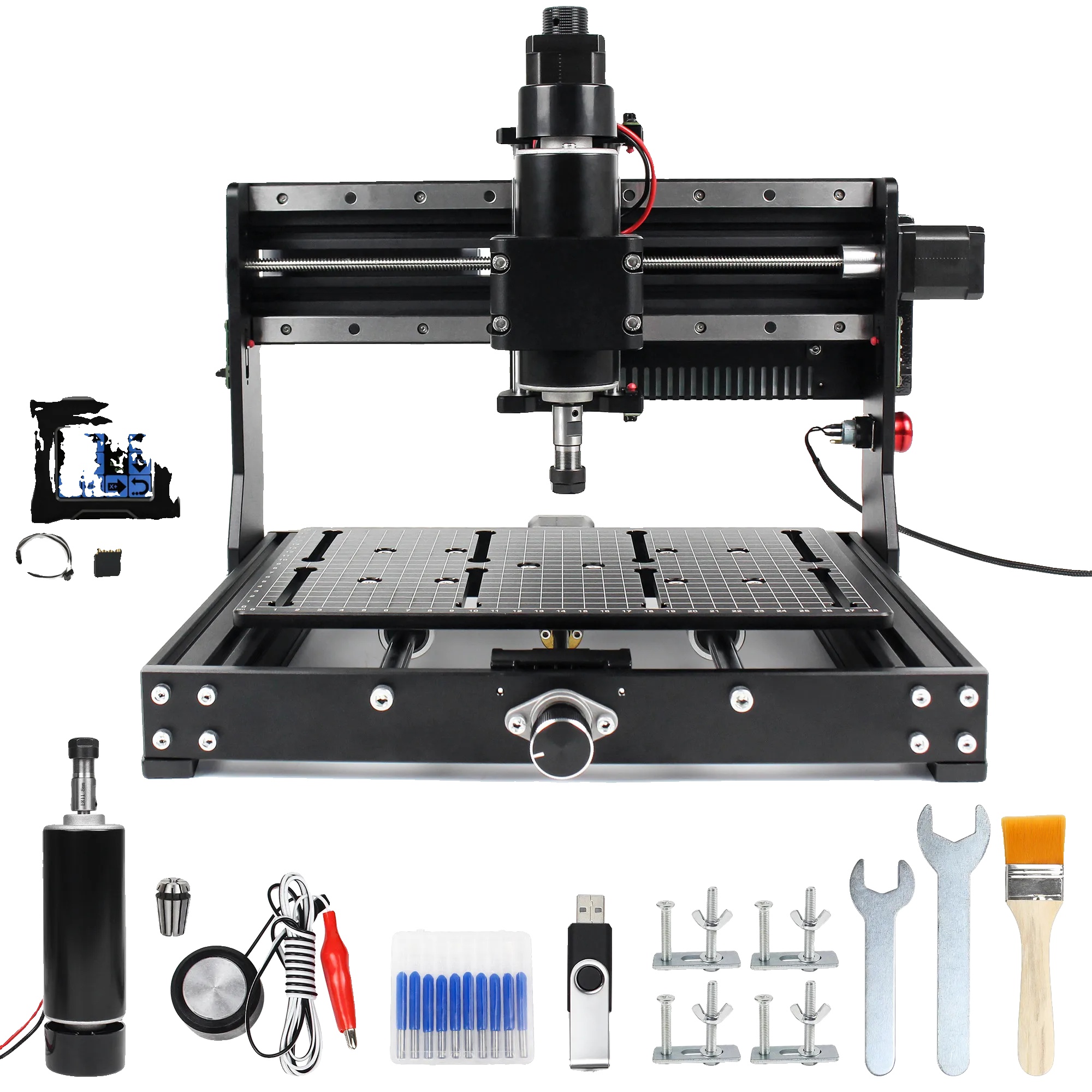 Cnc-graviermaschine, 500w Spindel, Offline-controller, Mit Controller 2, Kein Laser-a