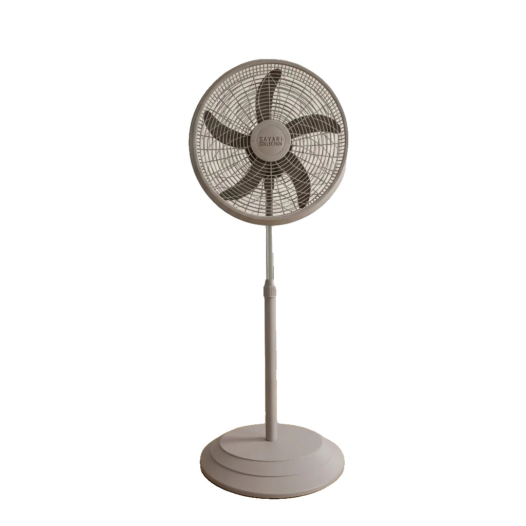 Ventilator, 3-in-1 Vielseitigkeit, Höhenverstellbar, Grau
