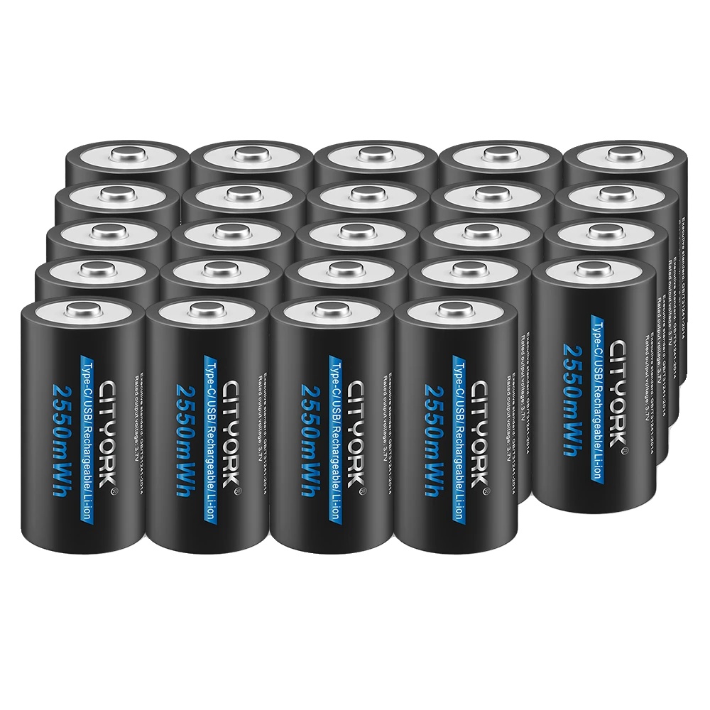 Wiederaufladbare Batterie, 3,7v, Langanhaltende Leistung, 24pcs
