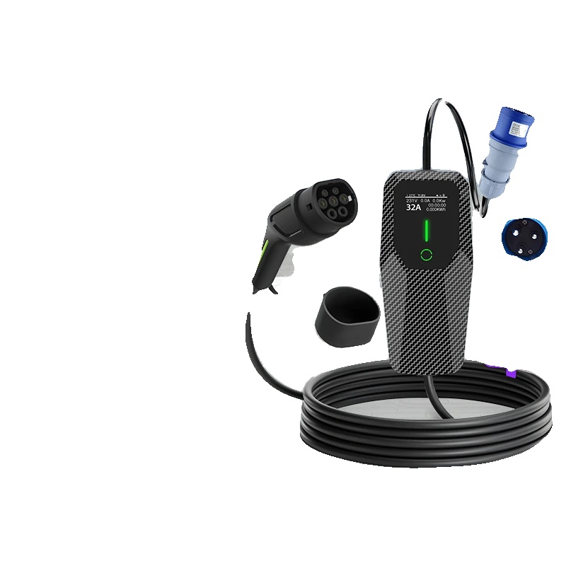 Ev-ladegerät, Typ 2 Kompatibilität, Kompaktes Und Langlebiges Design, Syb 7kw 5m, Typ2-c