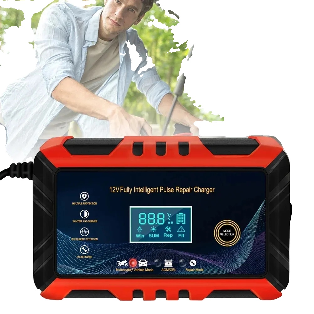 Batterieladegerät, 12v 6a, Eingangsspannung 110-265v Ac, Ausgangsspannung 13.8-15.5v, Abmessungen 145x90x65mm, Ce-zertifiziert