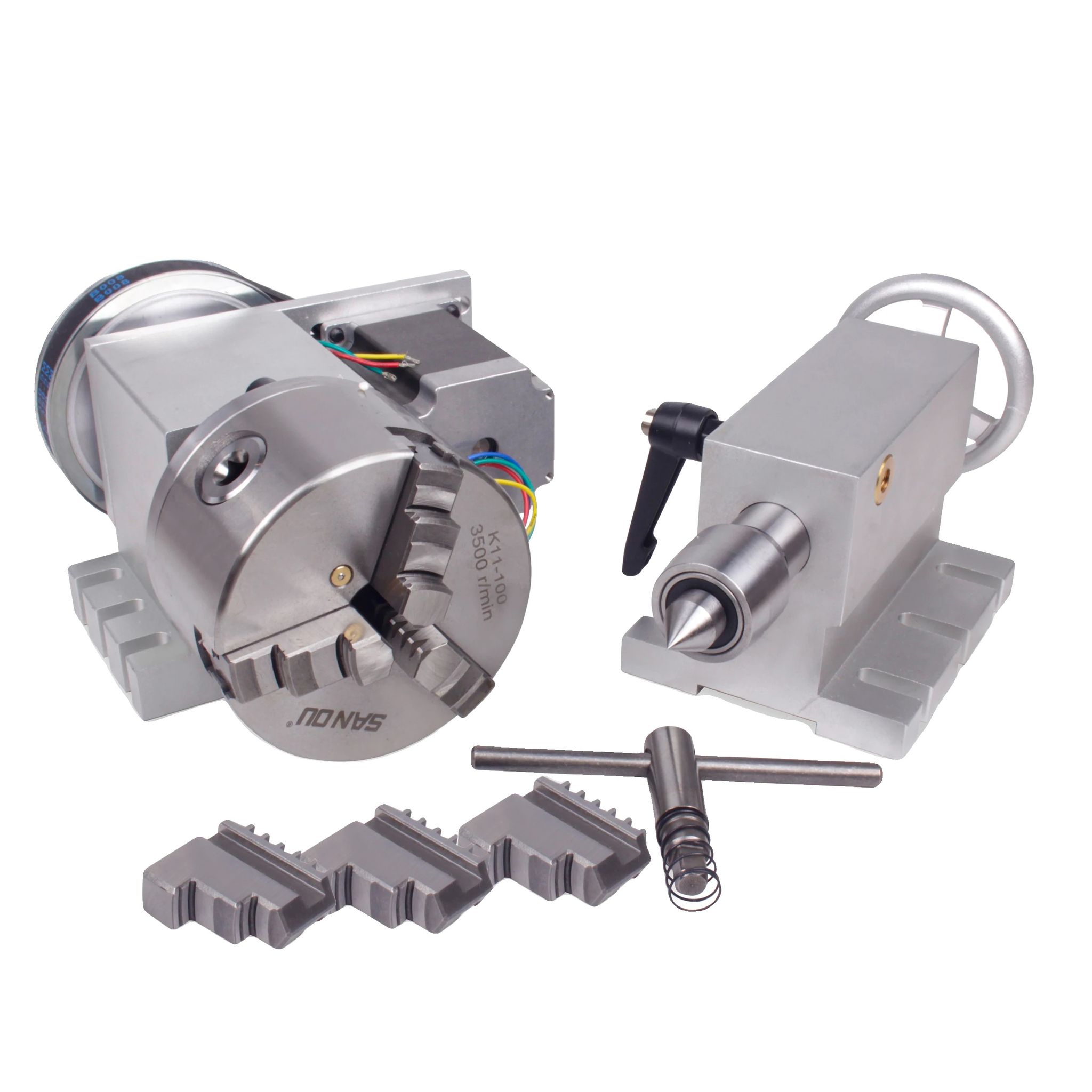Cnc Spannfutter- Und Drehachsen-kit, Hochpräzise, Langlebige Metallkonstruktion, K11-80mm