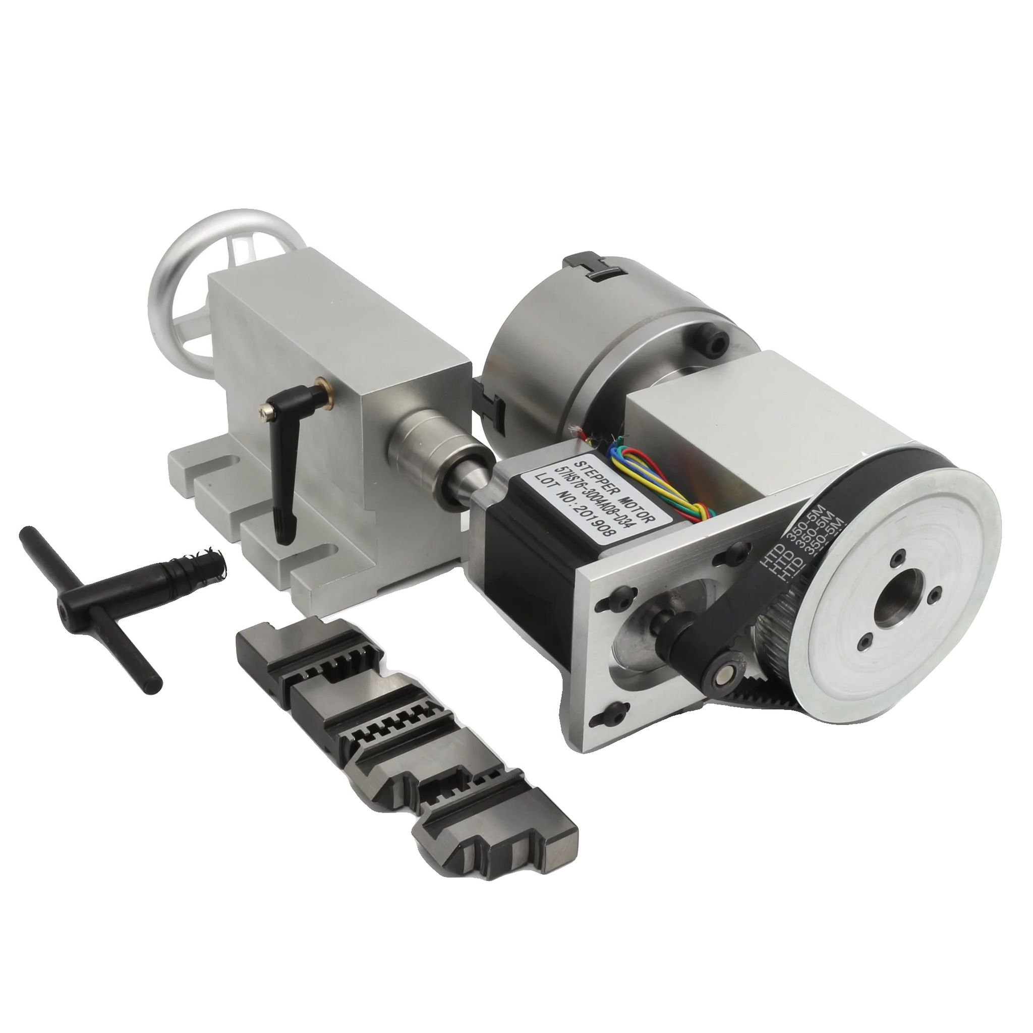 Cnc Spannfutter- Und Drehachsen-kit, Hochpräzise, Langlebige Metallkonstruktion, K12-100mm