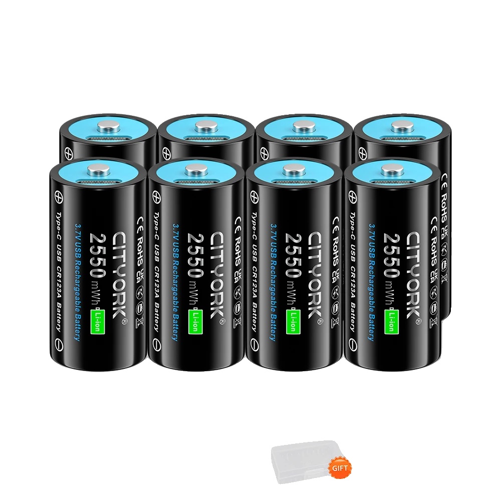 Wiederaufladbare Batterie, 2550mwh Kapazität, Kompatibel Mit Verschiedenen Geräten, 8pcs Batterie