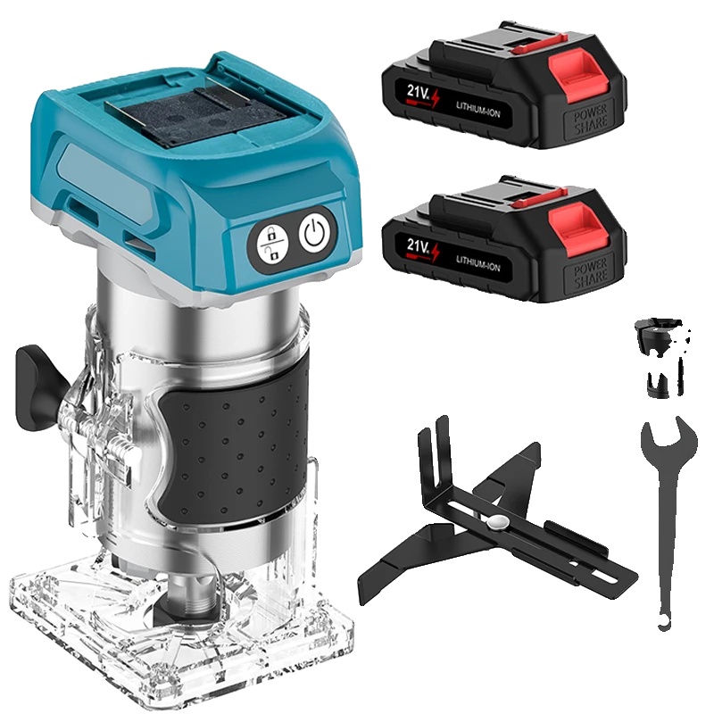 Elektrischer Handtrimmer, Kabelloser Betrieb, Bürstenloser Motor, Mit 2xbattery