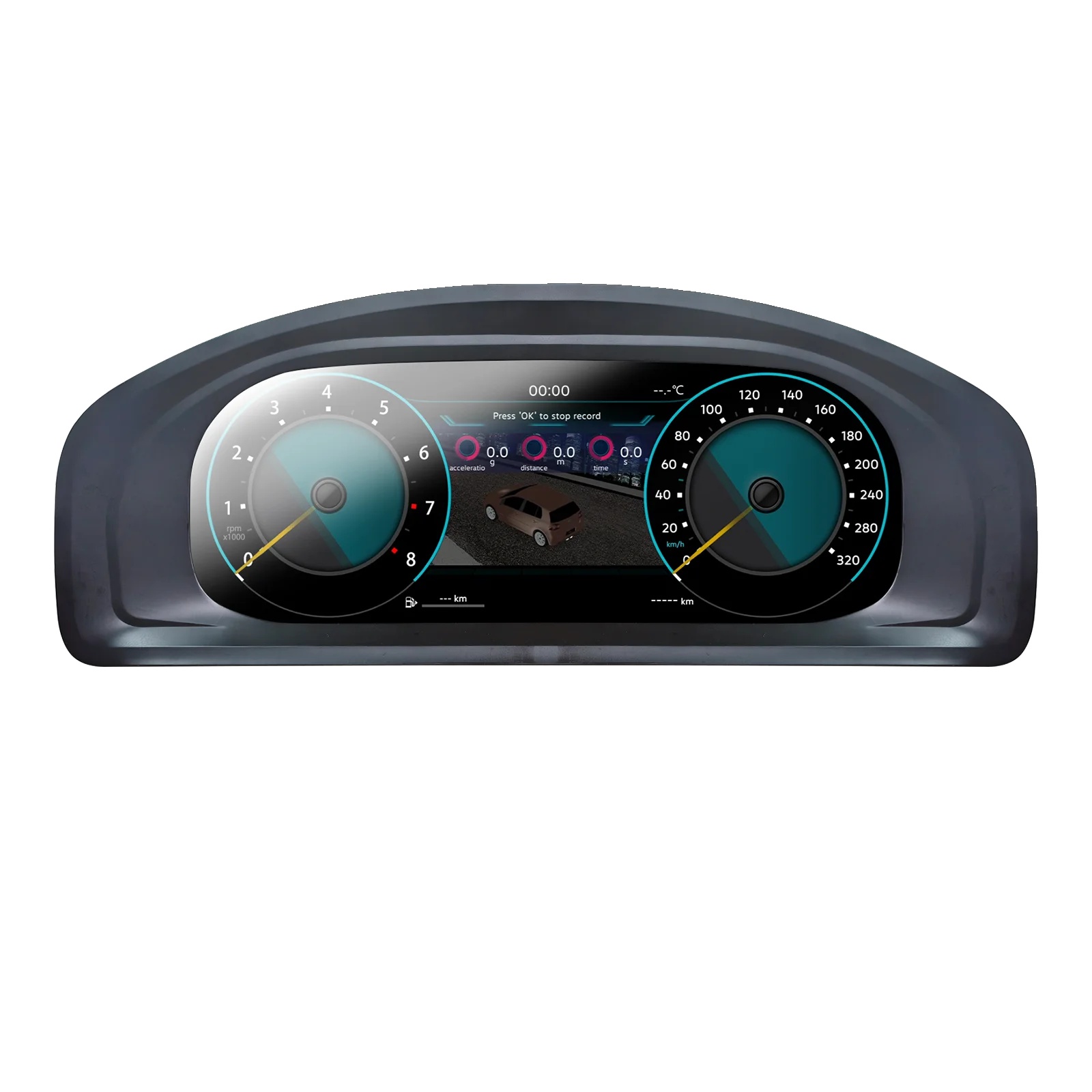 Digitaler Cluster, Hd-display, Mehrere Modi, T5 2003-2008