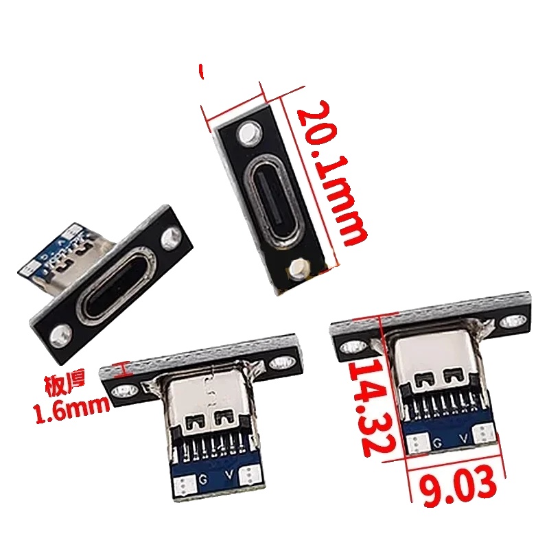 Typ-c Ladeanschluss, Langlebige Konstruktion, Einfache Installation, 2pin, 20pcs-a
