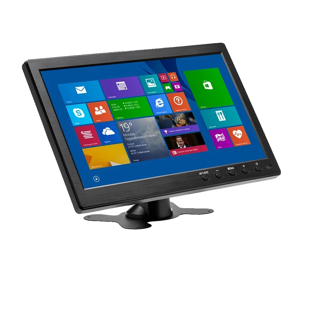 Auto-monitor, 10,1 Zoll Hd Digitalbildschirm, Mehrere Eingangsmodi, Eu-stecker