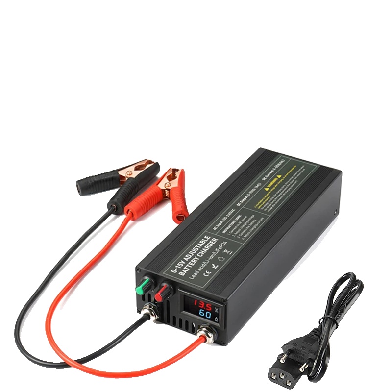 Lithium-batterieladegerät, Einstellbarer Strom, Einstellbare Spannung, 60a Cl-clip