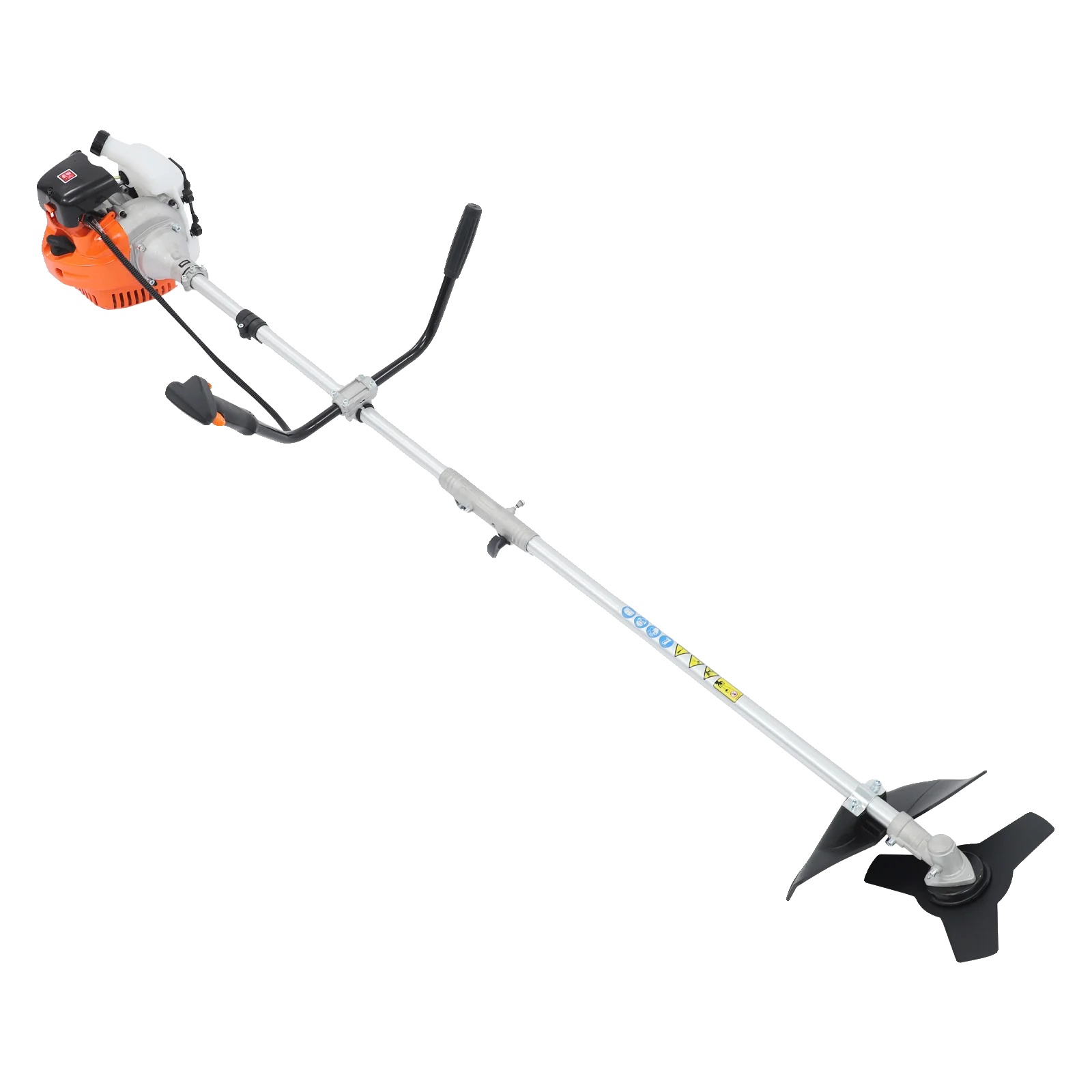 Gas-unkrauttrimmer, 2-takt-motor, Austauschbare Schneidköpfe, Orange