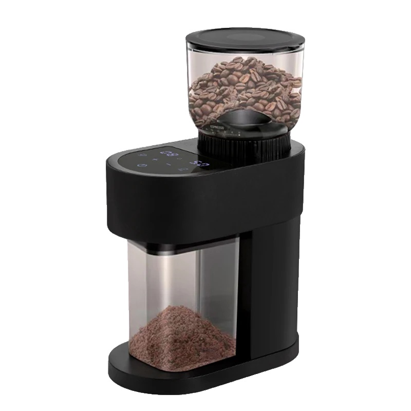 Elektrische Kaffeemühle, 60 Mahlgrade, Antistatische Bauweise, Schwarz, 220v-240v Eu-stecker